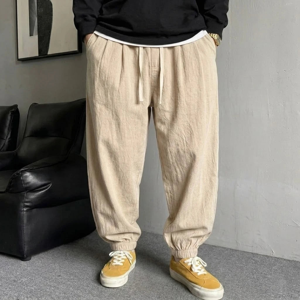 Мъжки джогъри свободна кройка — streetwear Korean