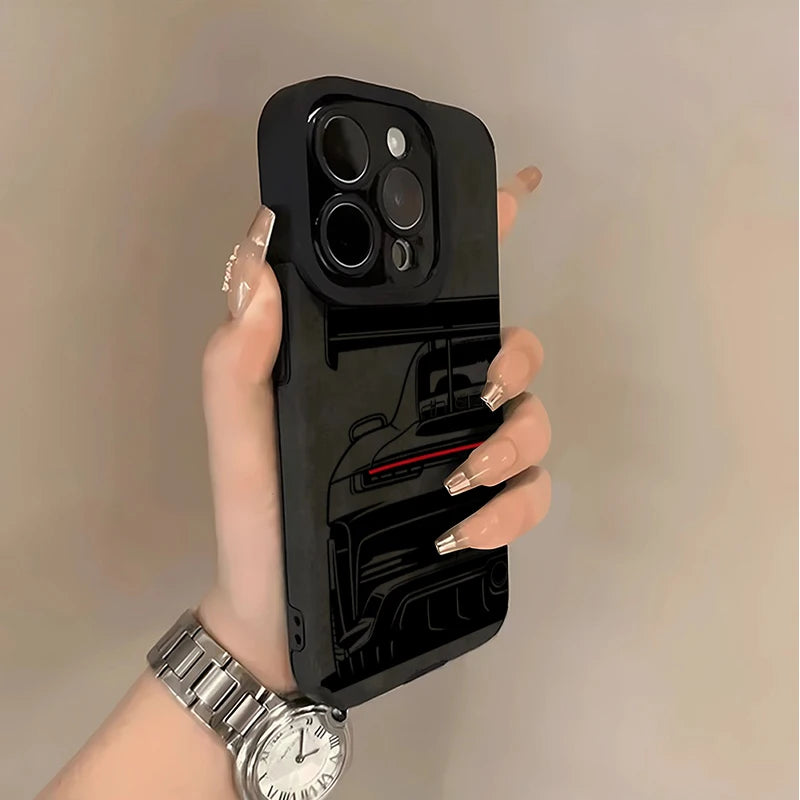 Кейс за iPhone — спортна кола, изкуствена кожа