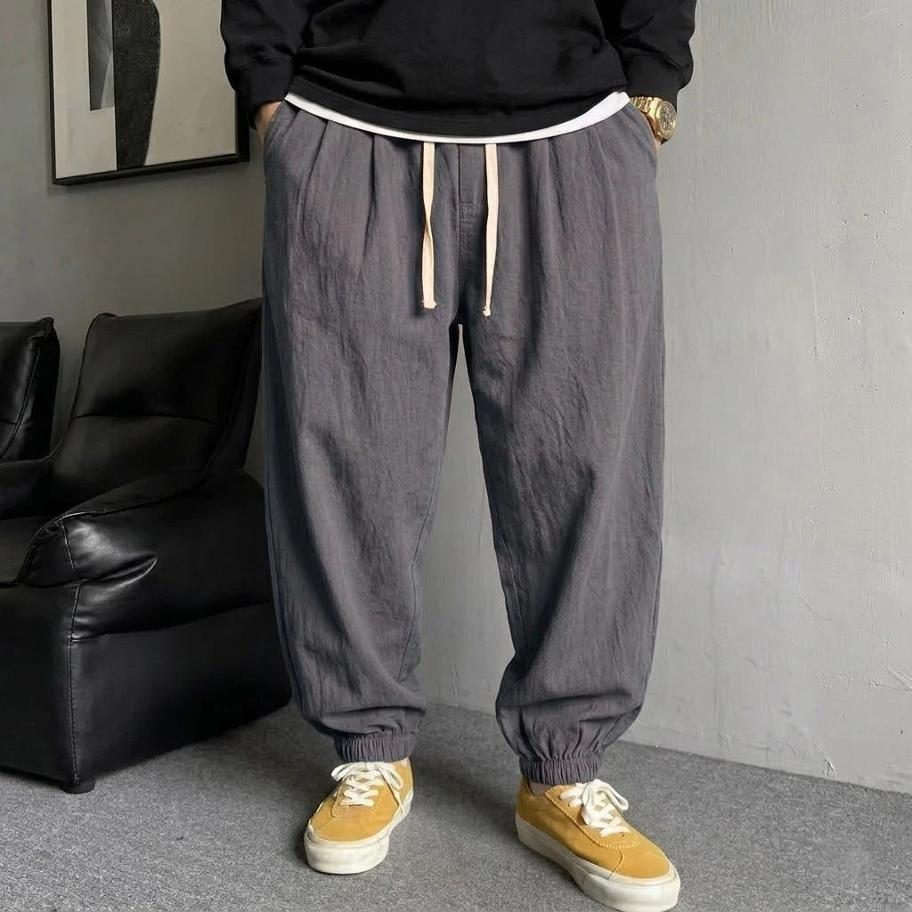 Мъжки джогъри свободна кройка — streetwear Korean