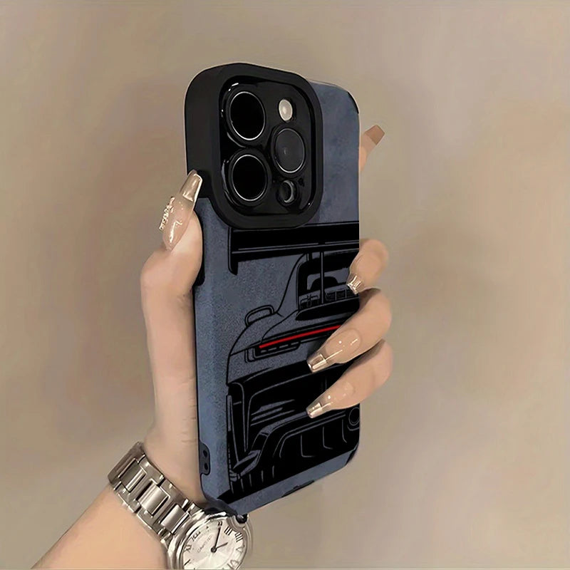 Кейс за iPhone — спортна кола, изкуствена кожа